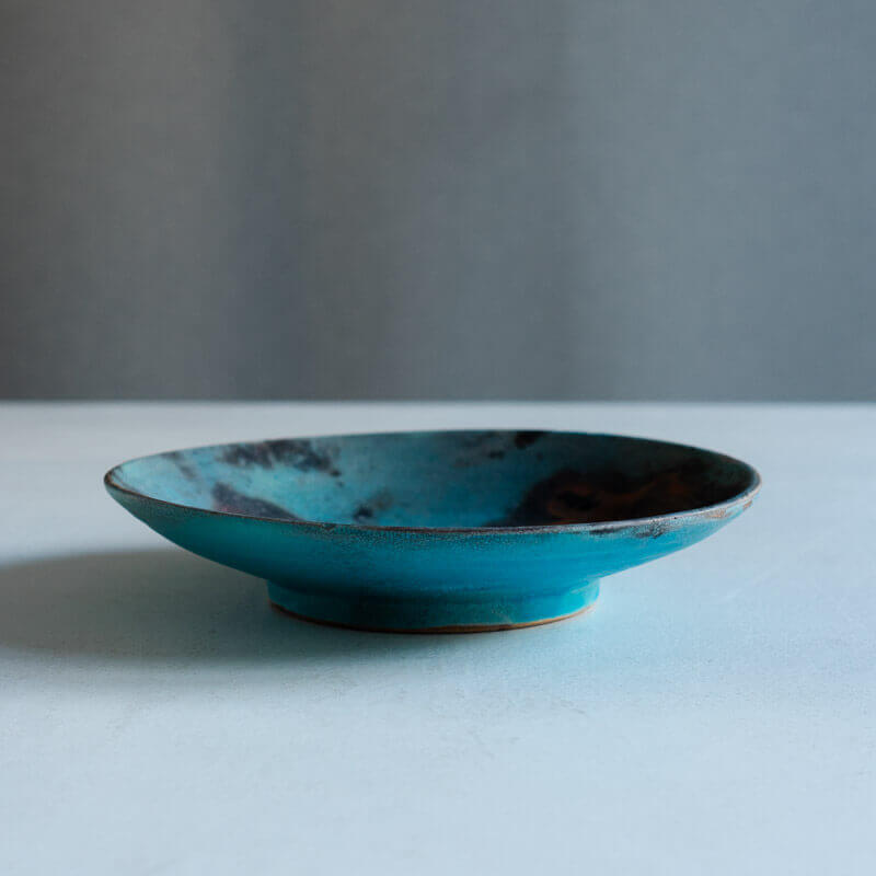 Haga Minoru Hakuhaku Rim Plate 25cm