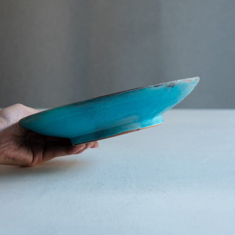 Haga Minoru Hakuhaku Rim Plate 25cm