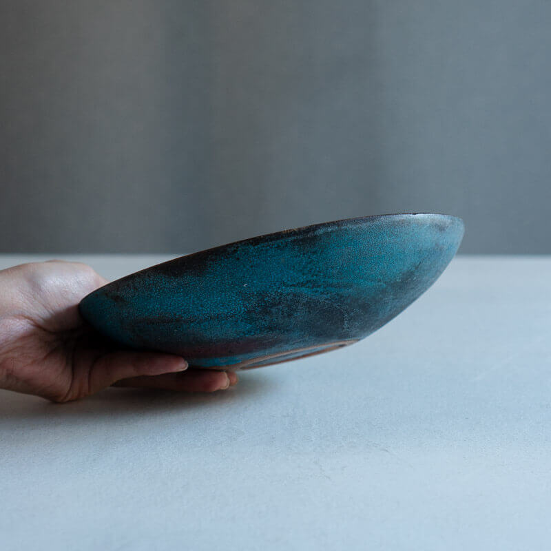 Haga Minoru Hakuhaku Rim Plate 25cm