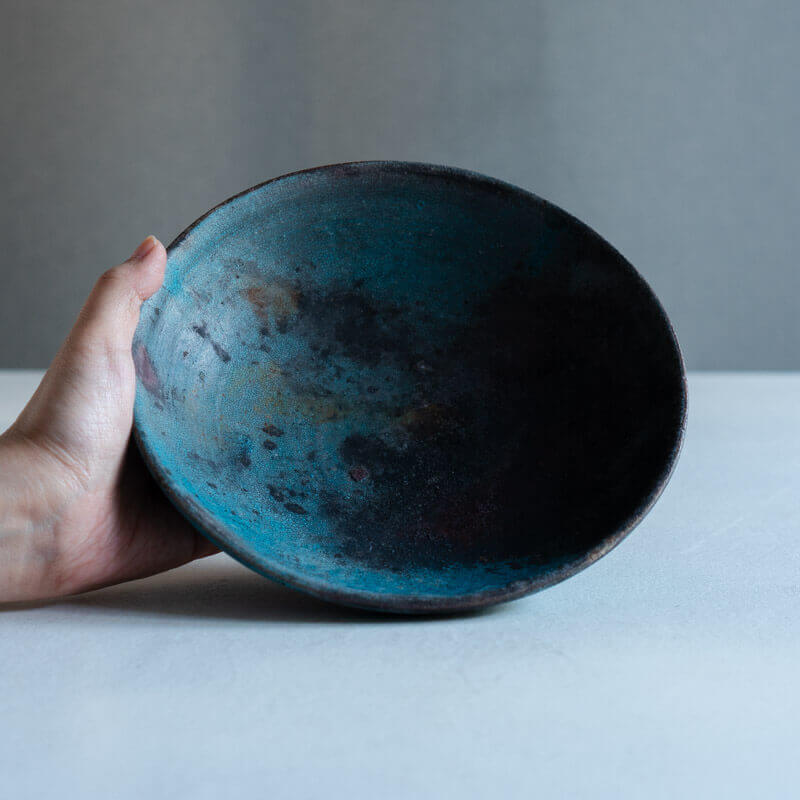 Haga Minoru Hakuhaku Rim Plate 25cm
