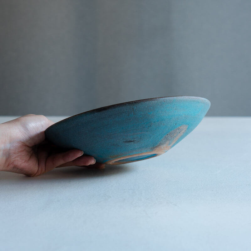 Haga Minoru Hakuhaku Rim Plate 25cm