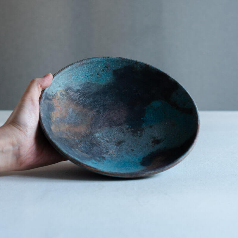 Haga Minoru Hakuhaku Rim Plate 25cm