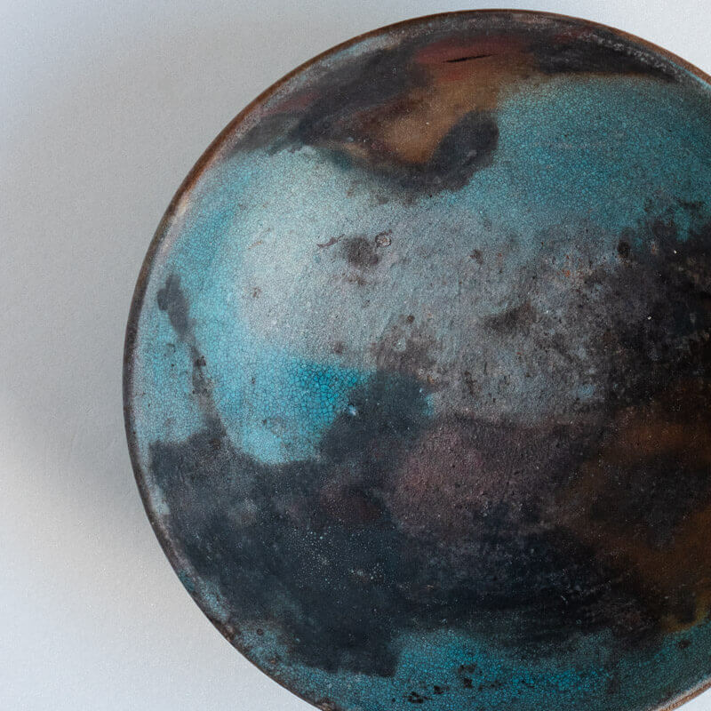 Haga Minoru Hakuhaku Rim Plate 25cm