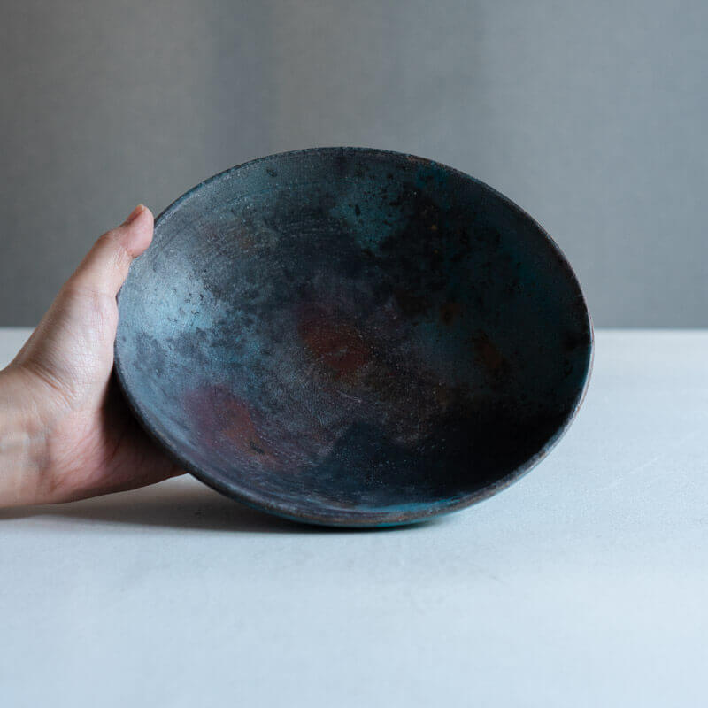 Haga Minoru Hakuhaku Rim Plate 25cm