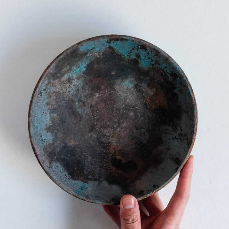 Haga Minoru Hakuhaku Rim Plate 25cm