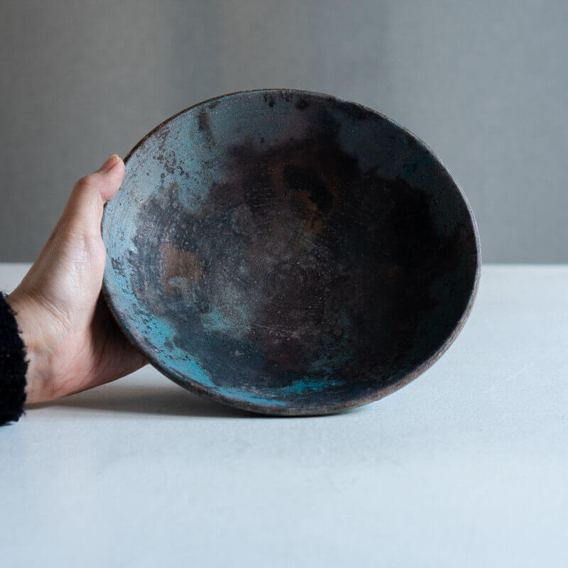 Haga Minoru Hakuhaku Rim Plate 25cm