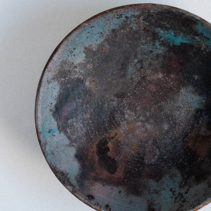 Haga Minoru Hakuhaku Rim Plate 25cm