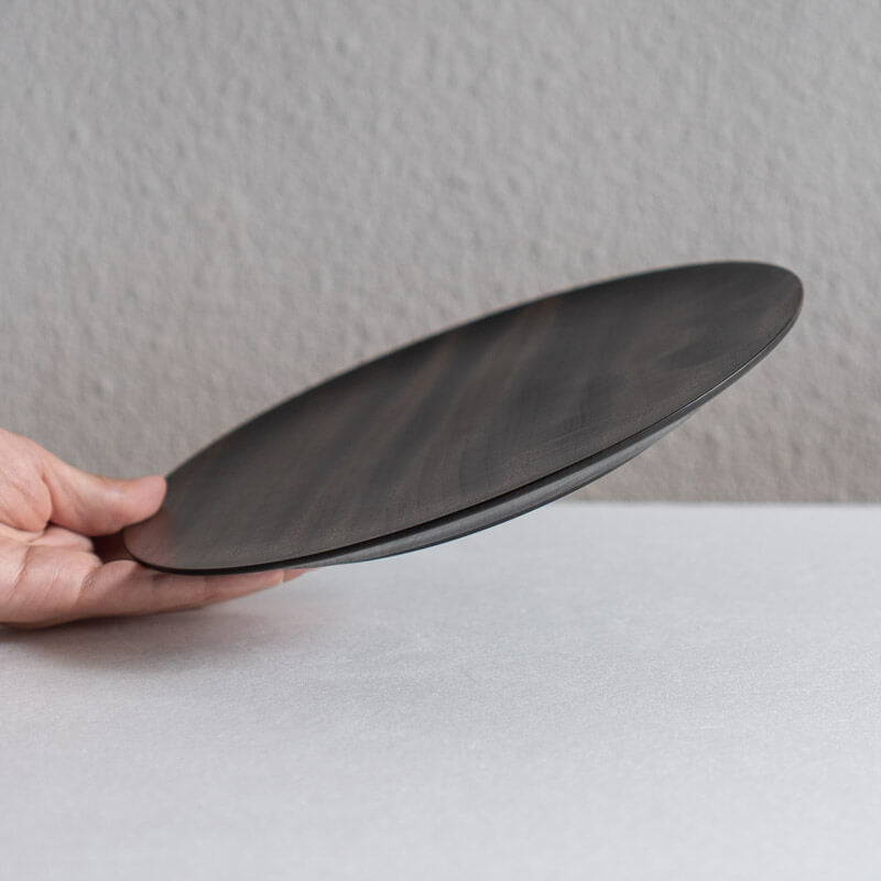 Kitagawa Chiharu sen-studio Round Plate 20cm Iron Mordant