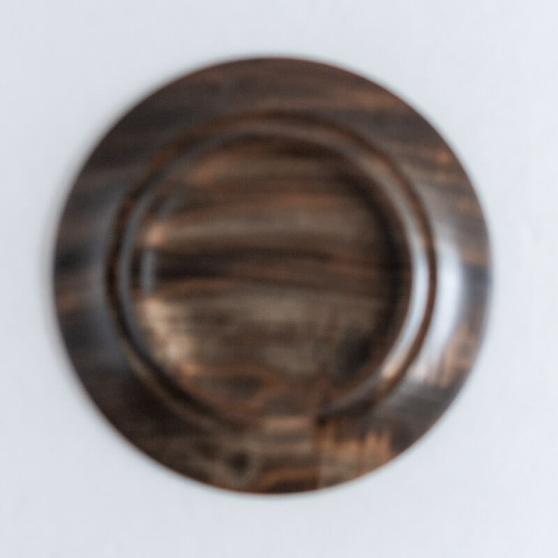 Kitagawa Chiharu sen-studio Round Plate 20cm Iron Mordant