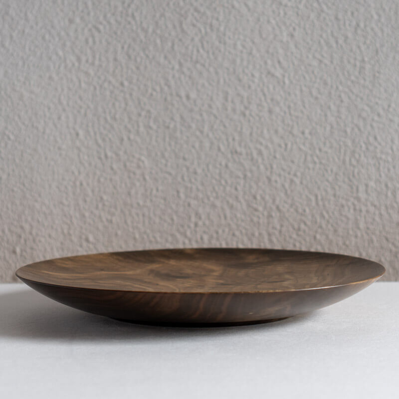 喜多川千優 sen-studio 丸皿 27.5cm 鉄媒染 A
