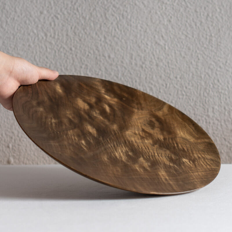 喜多川千優 sen-studio 丸皿 27.5cm 鉄媒染 A