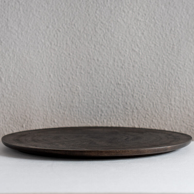 喜多川千優 sen-studio 盆 35.5cm セン 鉄媒染