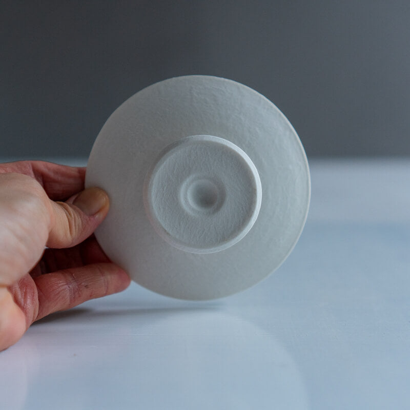 Murai Daisuke, Tall Plate, Bean, Ceramic Glaze