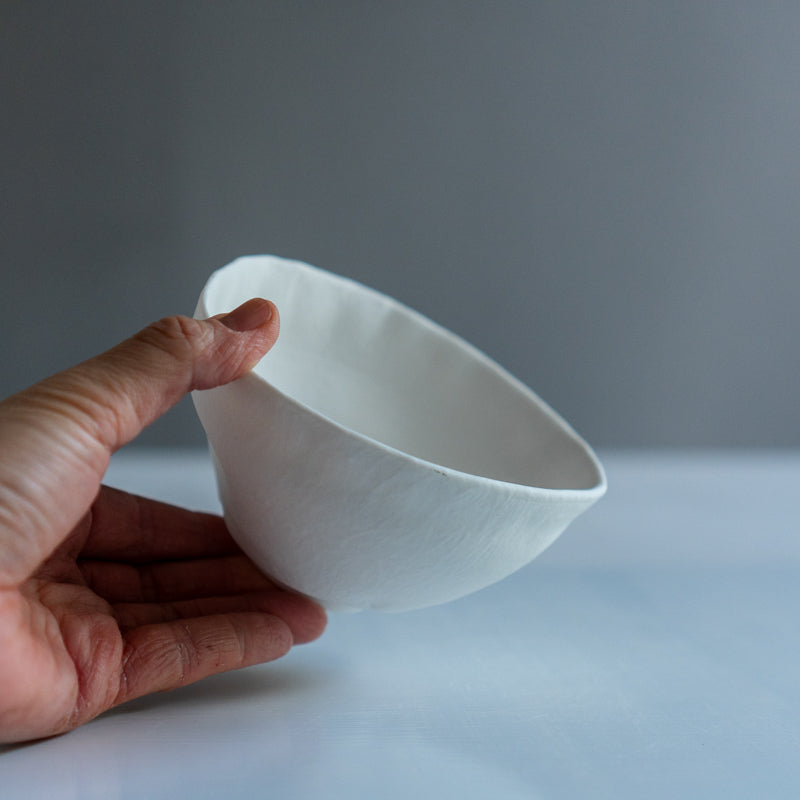 Daisuke Murai, Hand-formed Bowl, White Slip, F