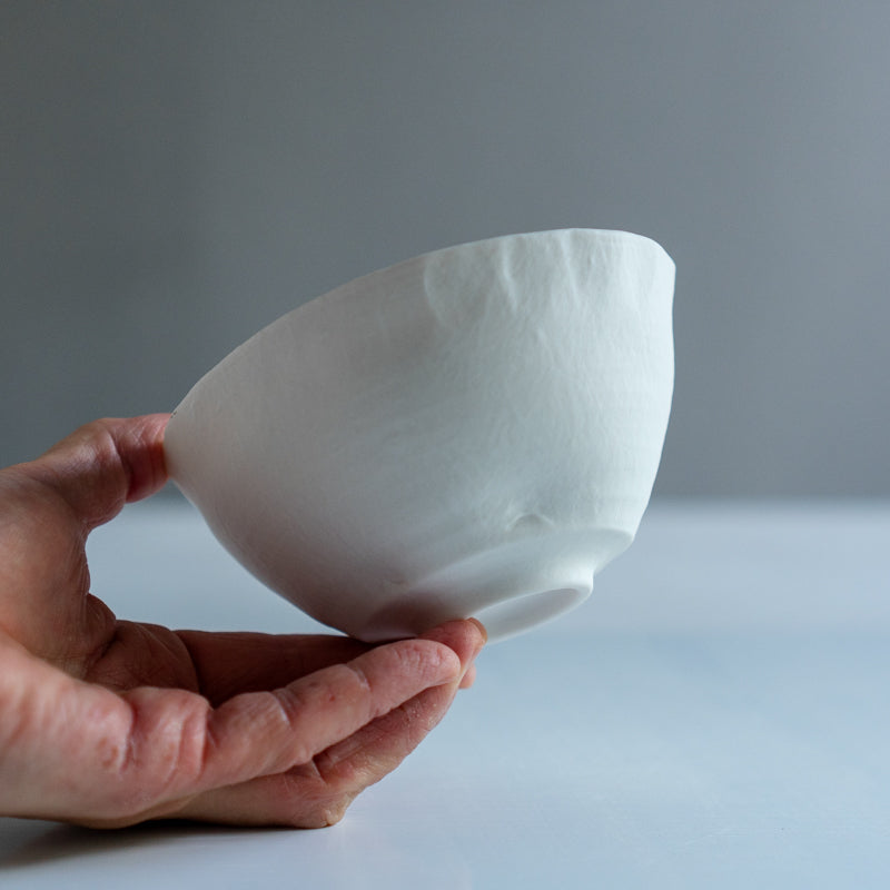 Daisuke Murai, Hand-formed Bowl, White Slip, F