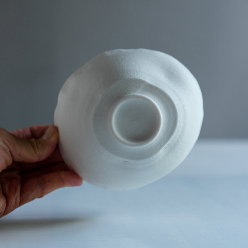 Daisuke Murai, Hand-formed Bowl, White Slip, F