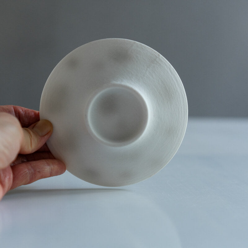 Murai Daisuke Covered Teacup, Celadon Glaze with Copper Decoration