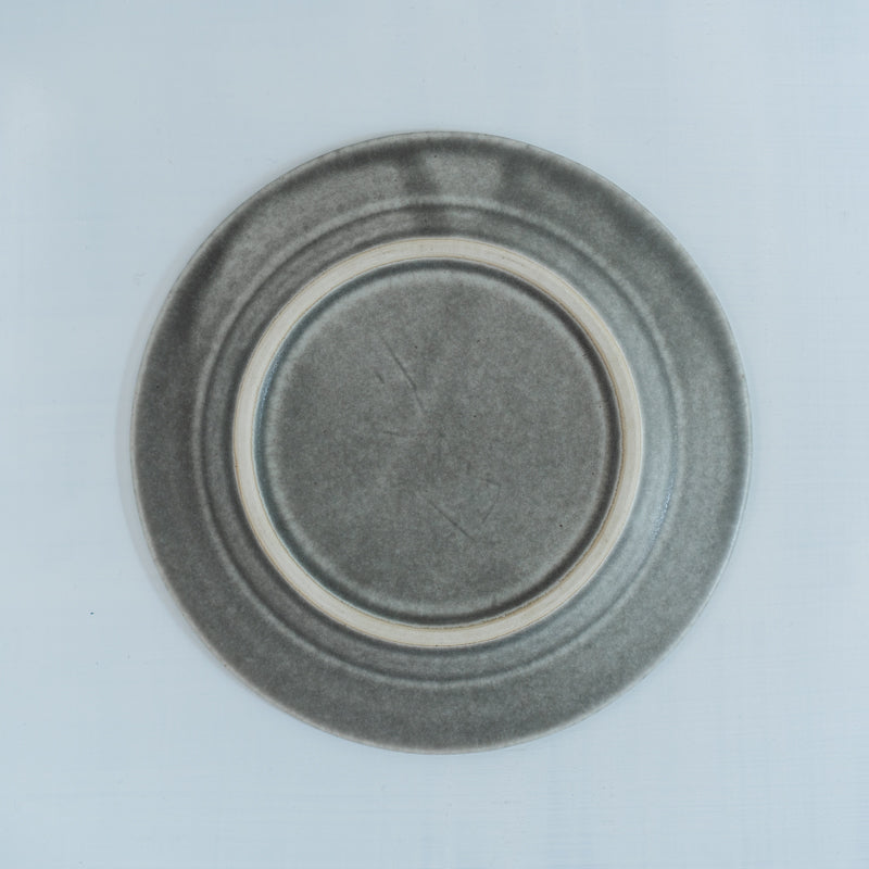 Nan-e Sato 6 Sun Rim Plate, Grey
