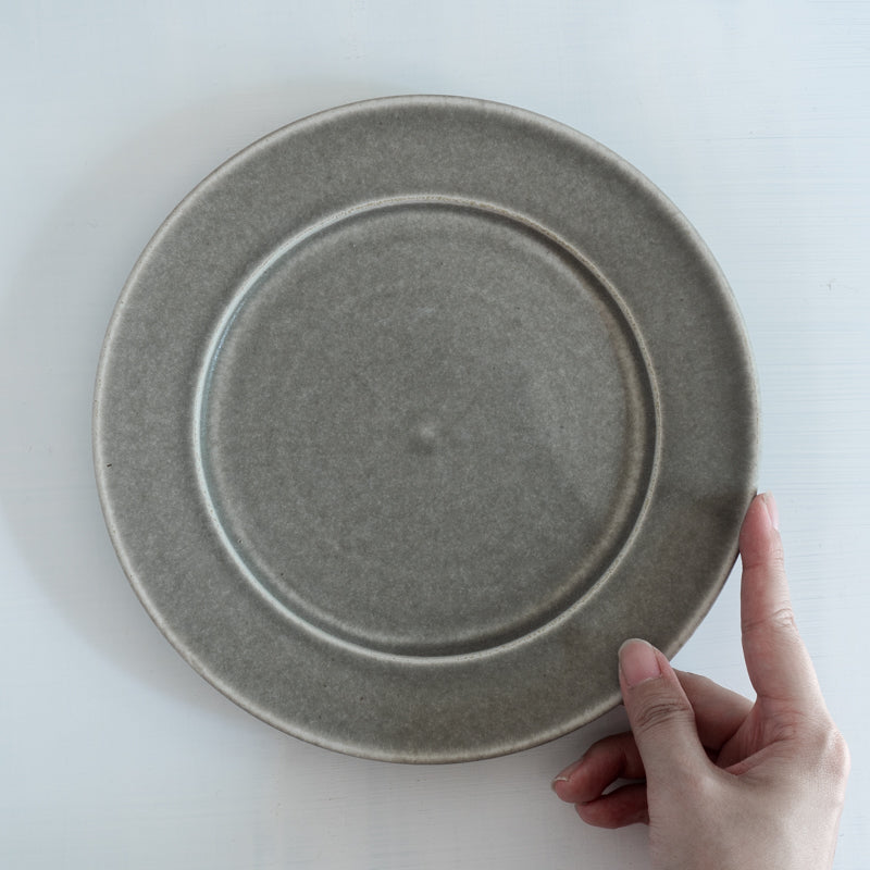 Minami Eriko 7 寸 Rim Plate Gray