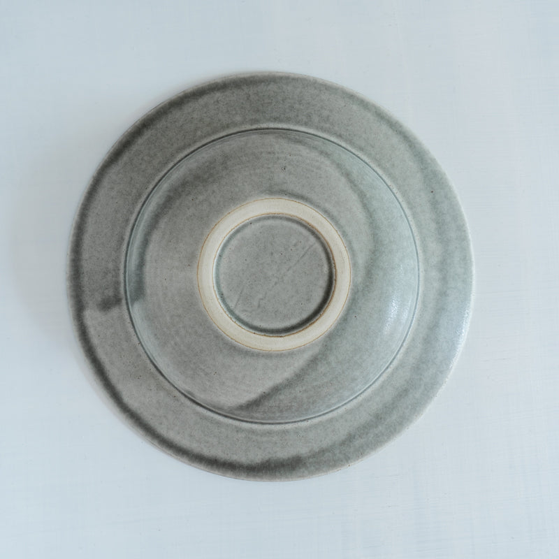 Minamie Satoko Soup Rim Plate - Gray