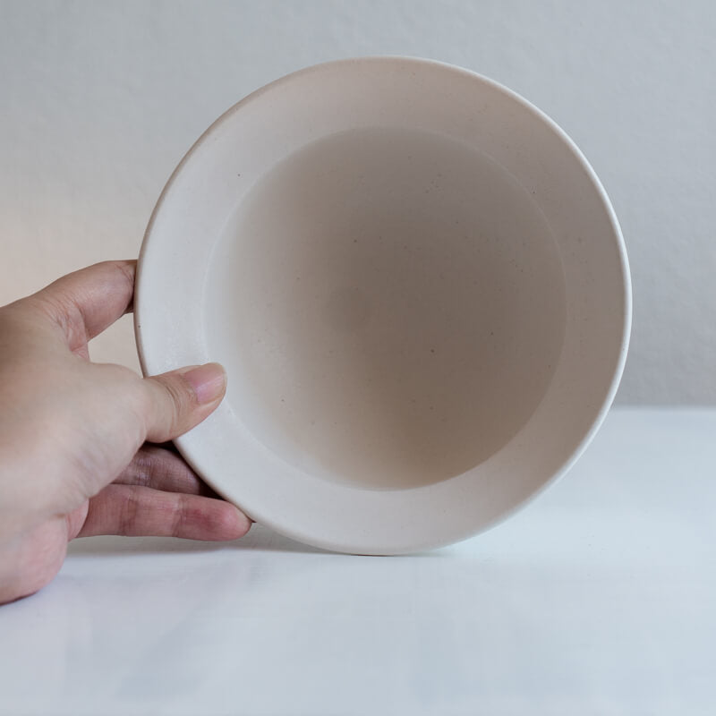 Riko Nango Rim Bowl, White