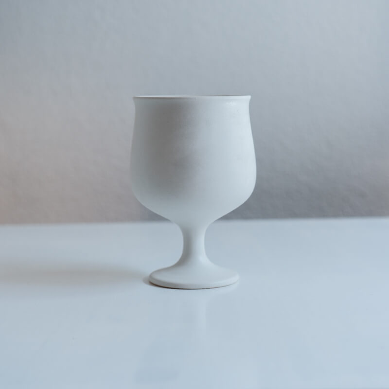 Nango Satoko Goblet round white