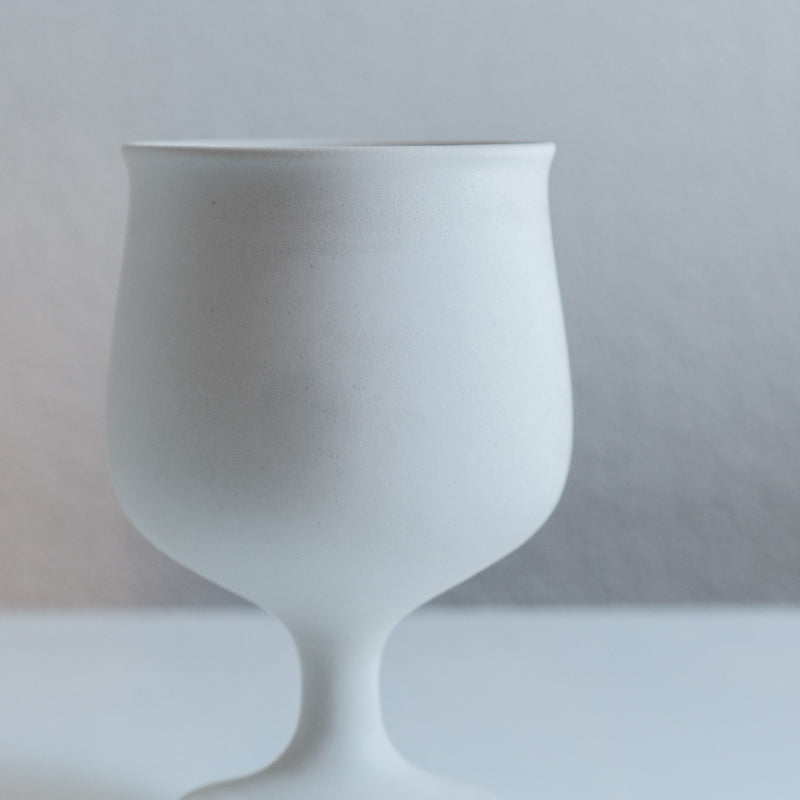 Nango Satoko Goblet round white