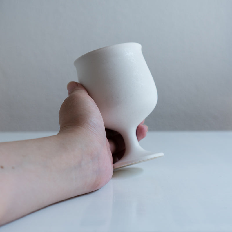 Nango Satoko Goblet round white