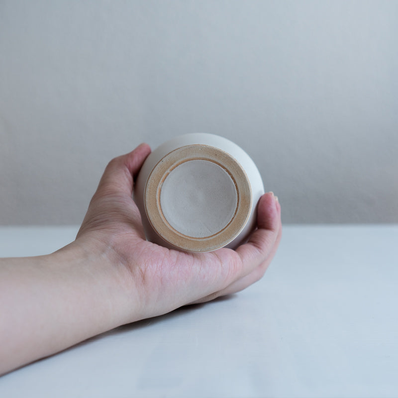 Nango Satoko Goblet round white