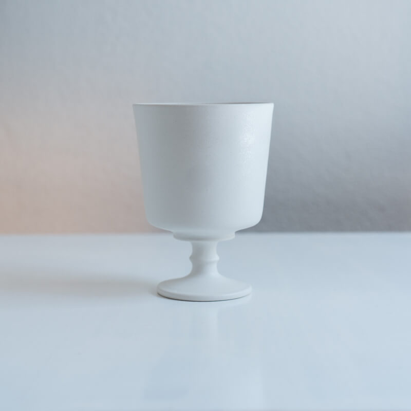 Minamie Satoko Goblet Square White