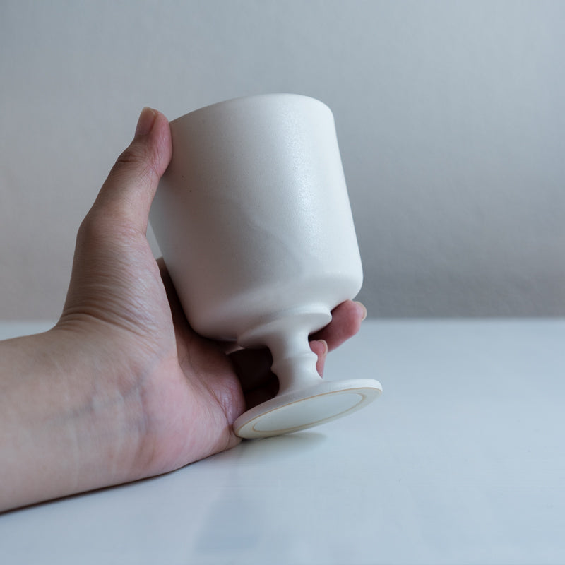 Minamie Satoko Goblet Square White