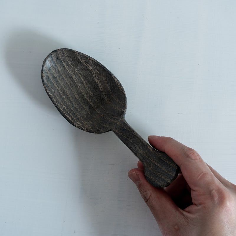 Taku Mashima Serving Spoon White Urushi A