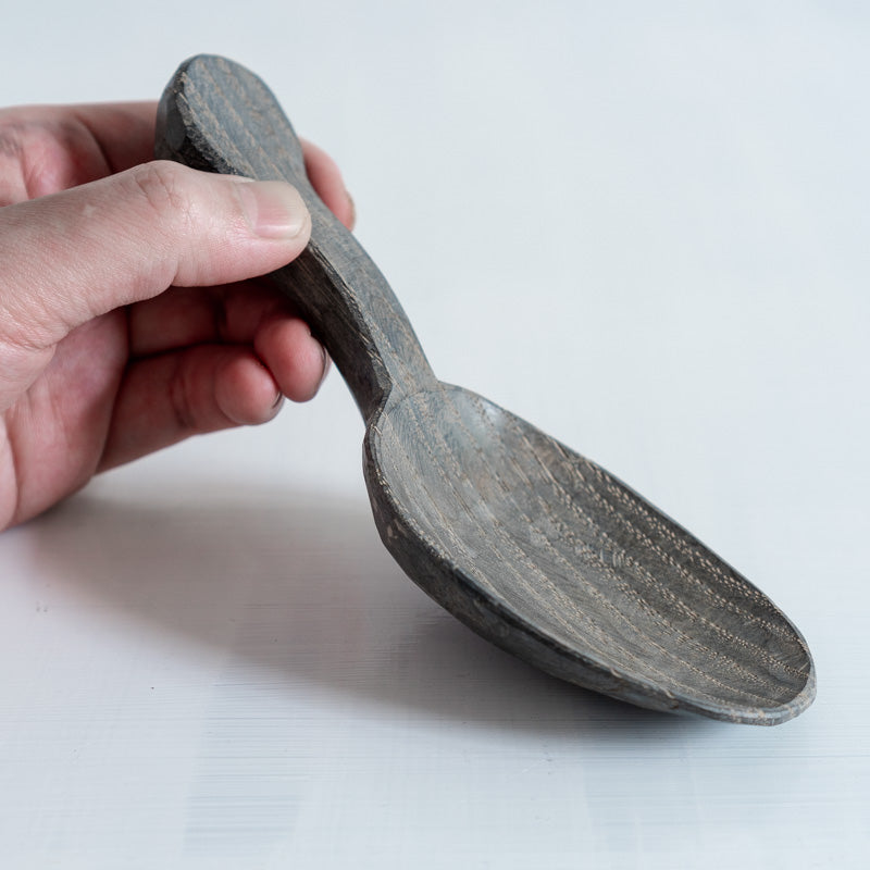 Taku Mashima Serving Spoon White Urushi A