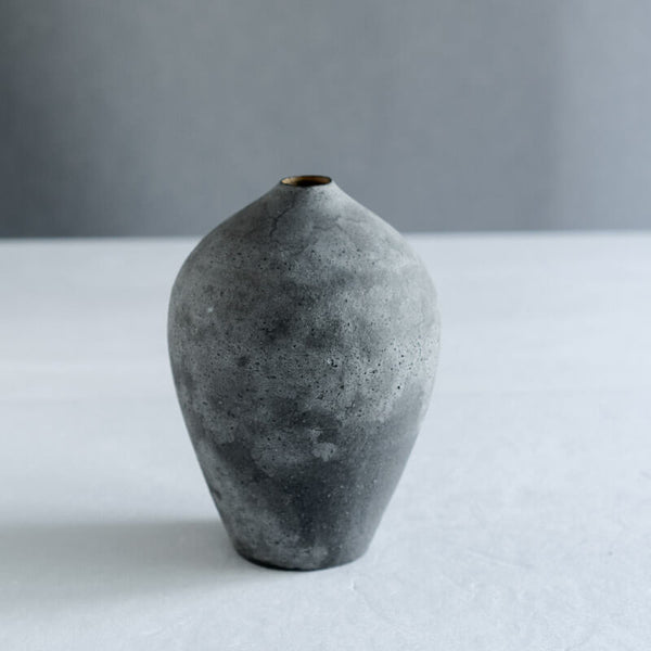 大森健司 黒土 花器  No.7