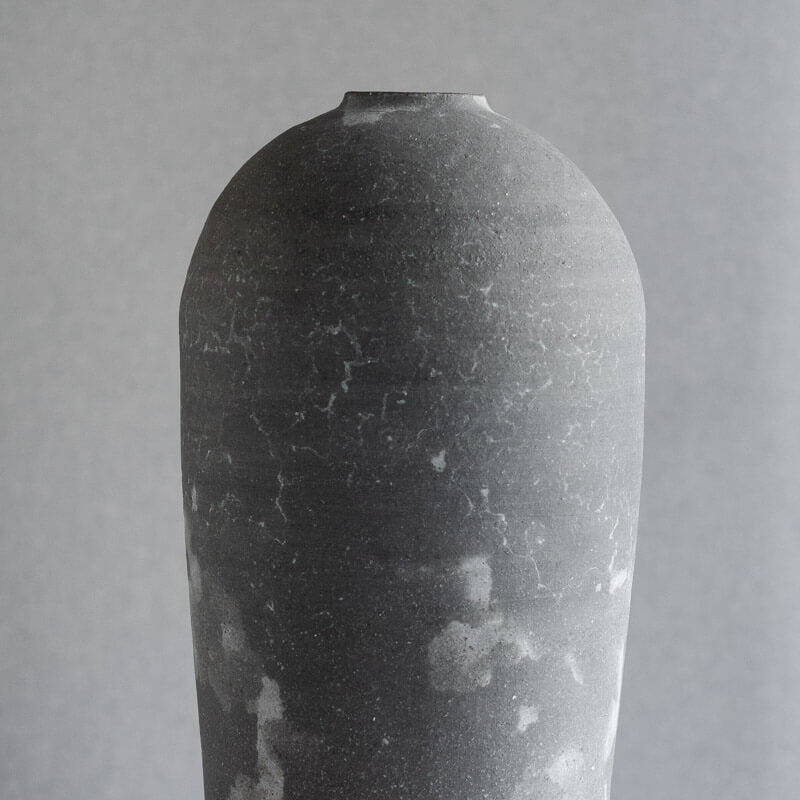 大森健司 黒土 花器  No.11 （返却）