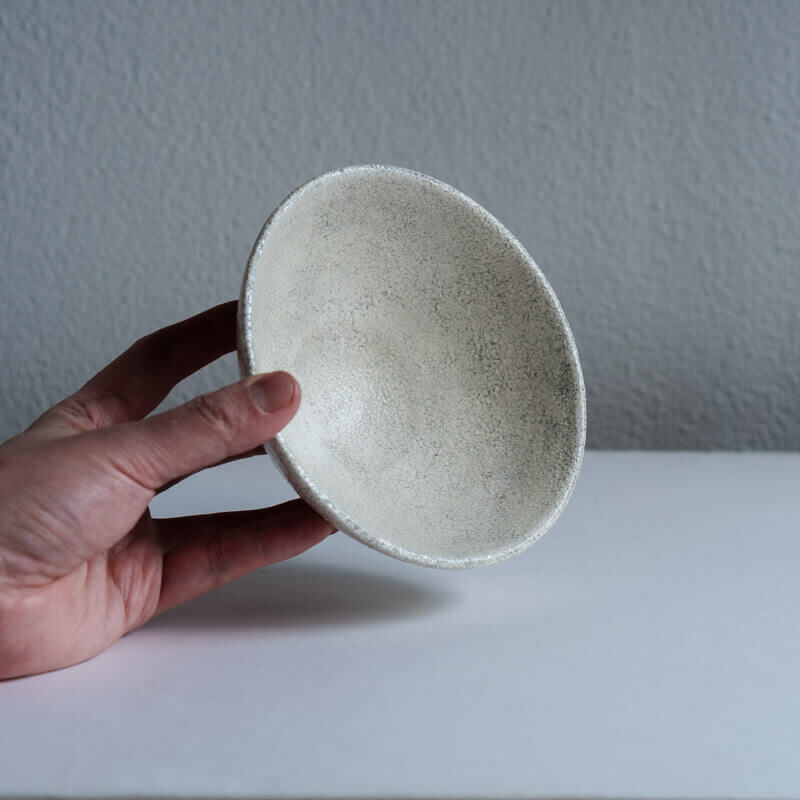 Mutsuko Ohashi Ash-Glazed Wide-Mouth Bowl