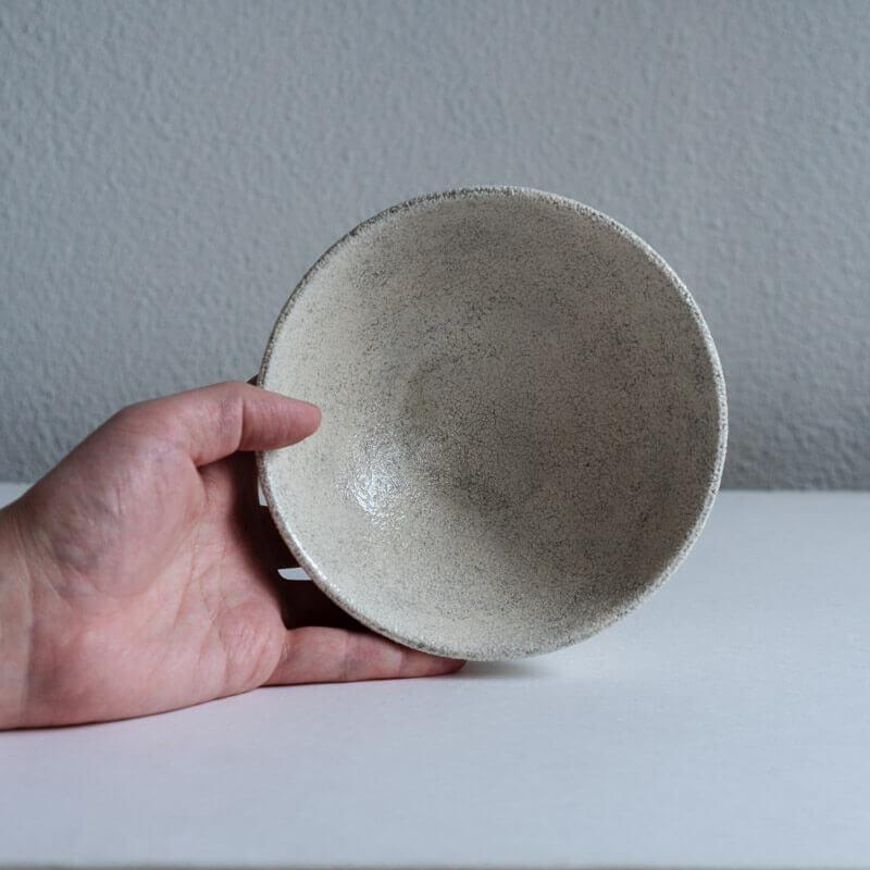 Mutsuko Ohashi Ash-Glazed Wide-Mouth Bowl