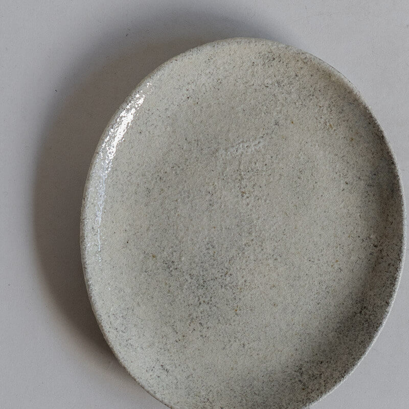 大橋睦 楕円皿 小