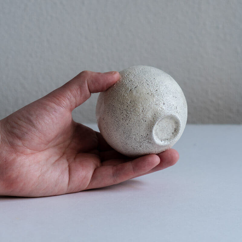 Mutsumi Ohashi Ash Glaze Round Cup Small