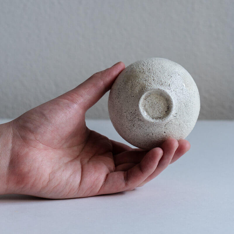 Mutsumi Ohashi Ash Glaze Round Cup Small