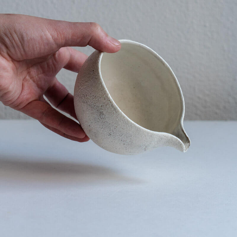 Mutsumi Ohashi Ash-glazed Katakuchi Round