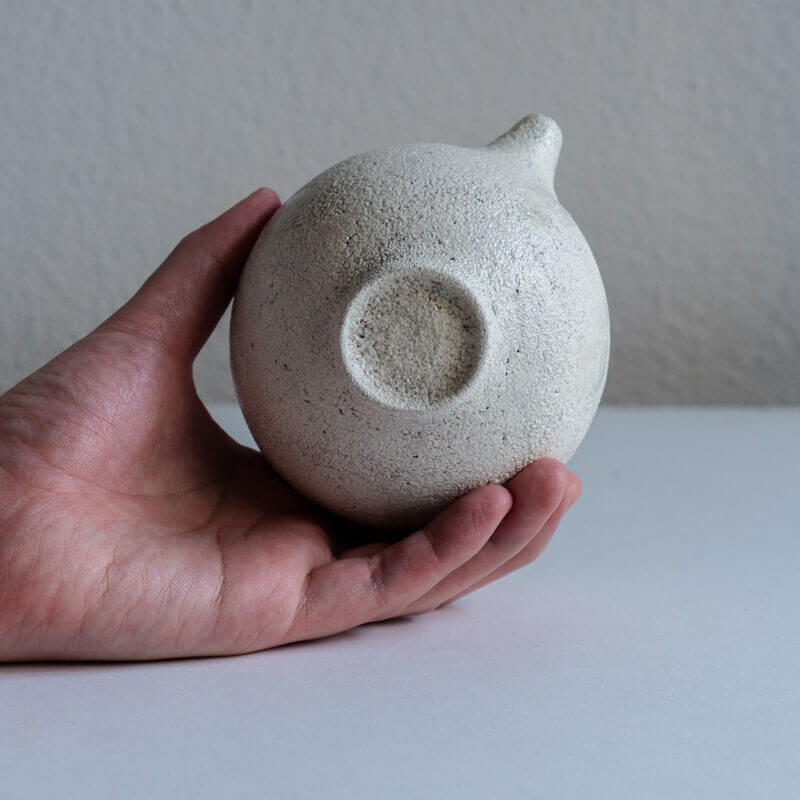 Mutsumi Ohashi Ash-glazed Katakuchi Round