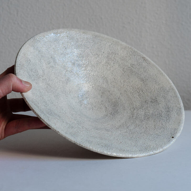 Mutsumi Ohashi Ash Glaze Coupe Plate