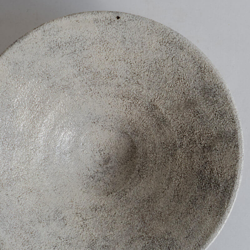 Mutsumi Ohashi Ash Glaze Coupe Plate