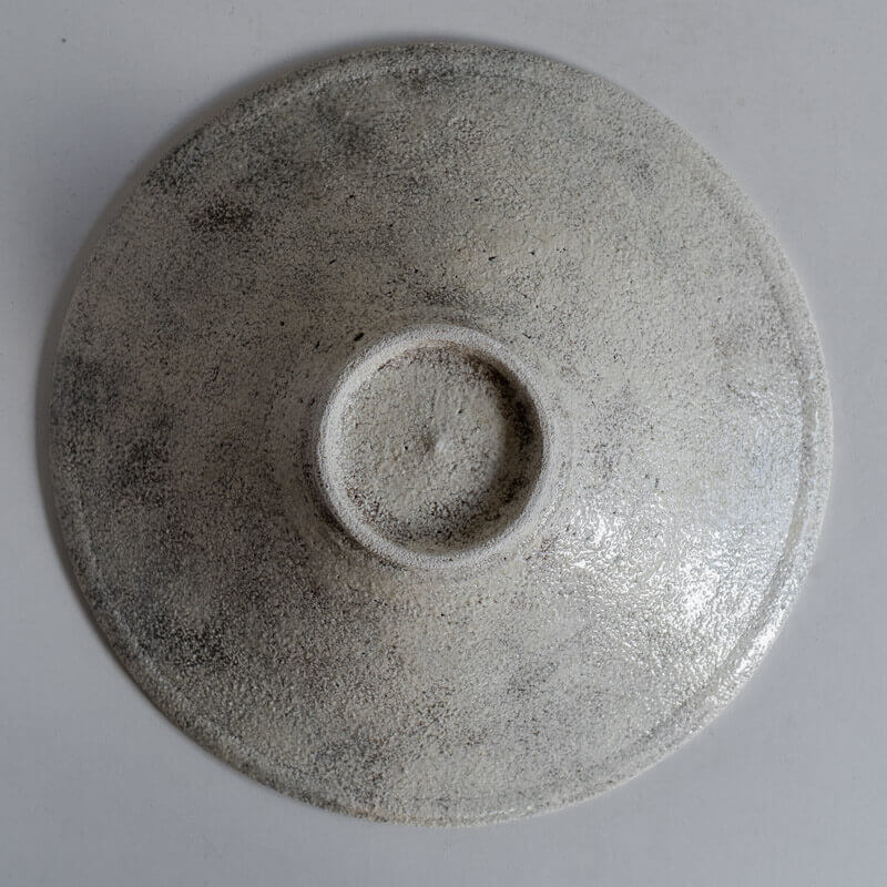Mutsumi Ohashi Ash Glaze Coupe Plate