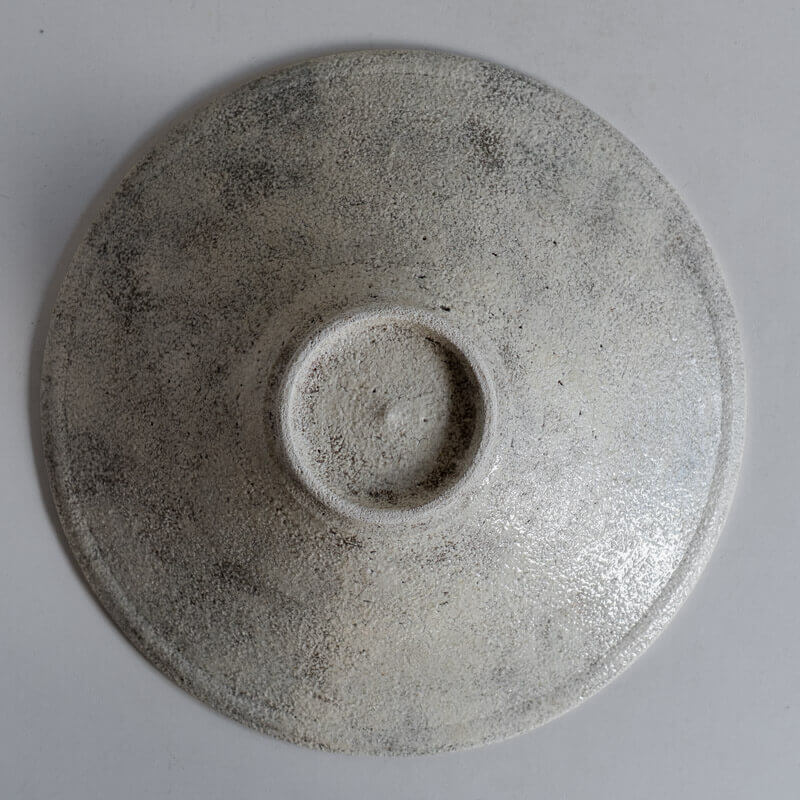 Mutsumi Ohashi Ash Glaze Coupe Plate
