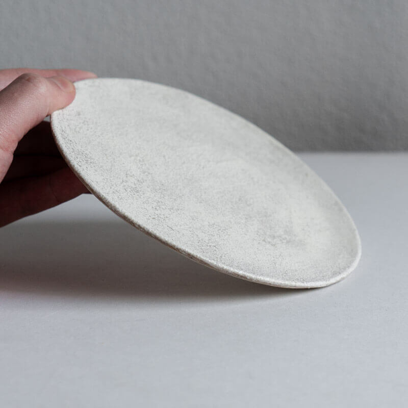 Mutsumi Ohashi 16cm Ash Glaze Round Plate