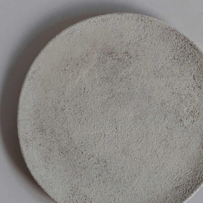 Mutsumi Ohashi 16cm Ash Glaze Round Plate