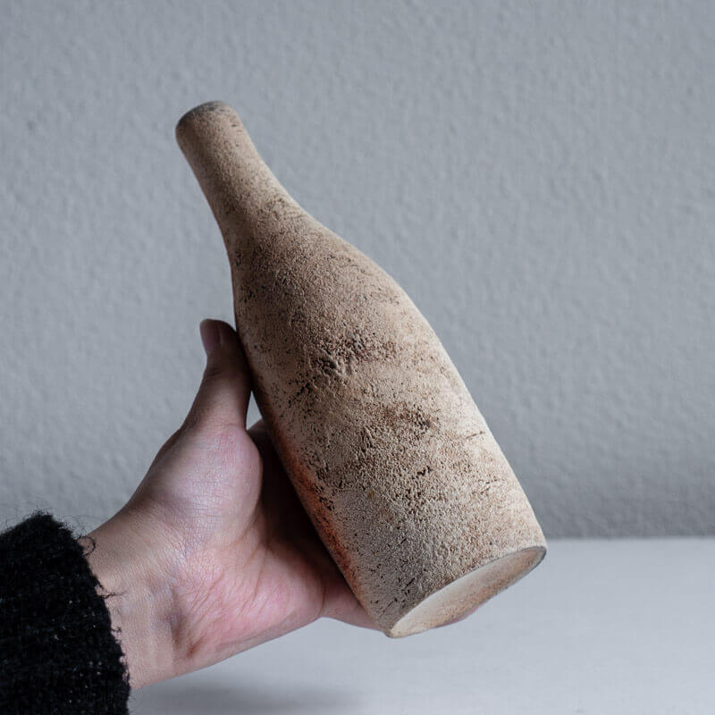 Mutsumi Ohashi Bizen Ware, Hakeme Vase C