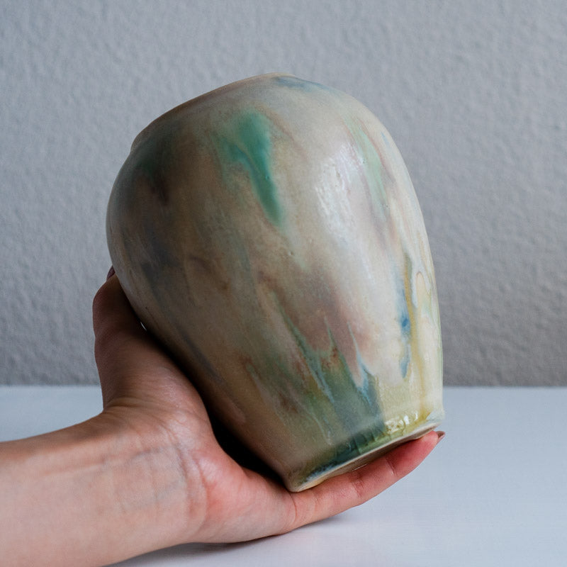 Yukari Obuchi Brush-Painted Vase A No. 2